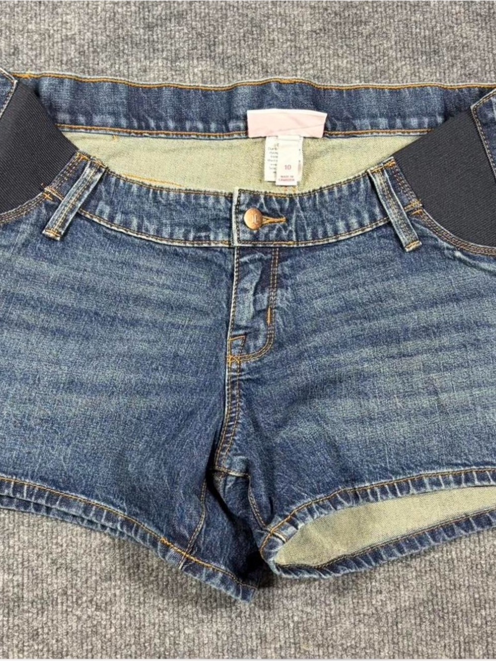 Isabel Maternity by Ingrid & Isabel Denim Blue Maternity Shorts
